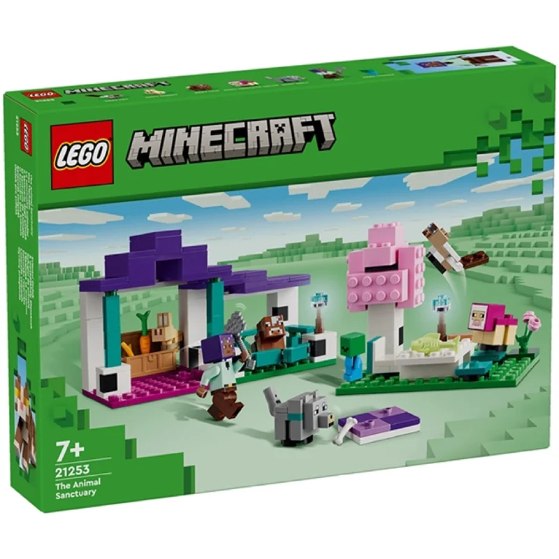 Encouraging exploration and discovery LEGOLEGO® Minecraft® Dyrereservatet