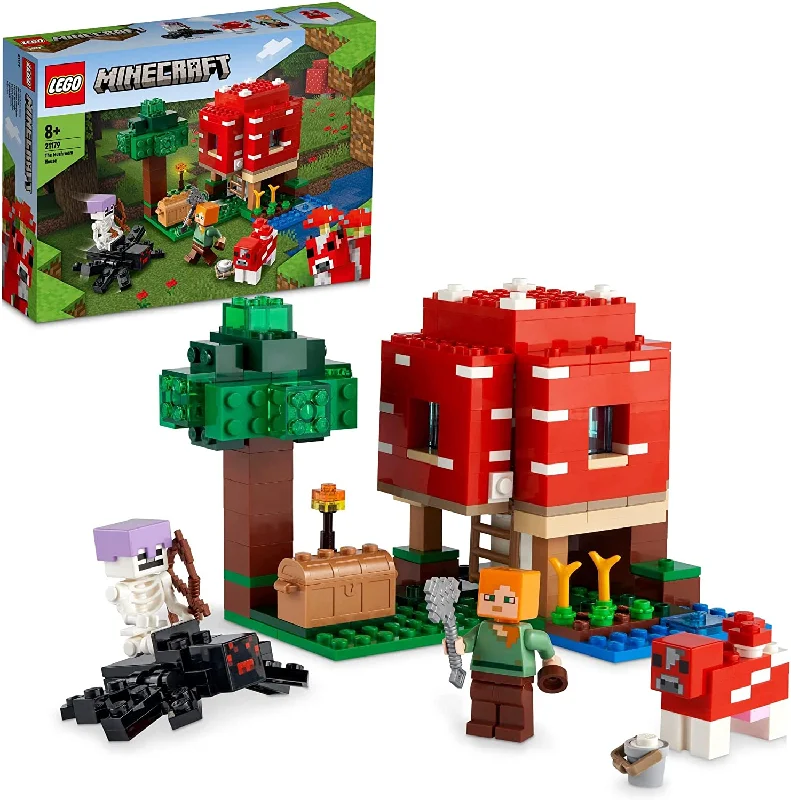 Endlessly customizable LEGO setsLEGO - Minecraft The Mushroom House (21179)