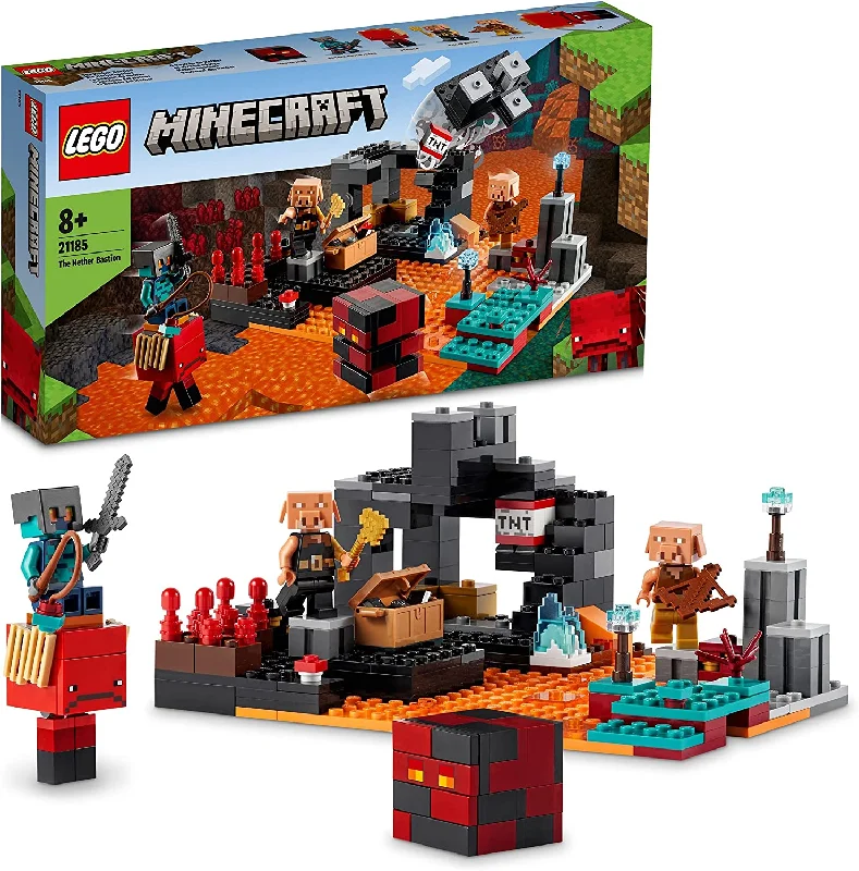Precisely scaled LEGO miniaturesLEGO - Minecraft The Nether Bastion (21185)