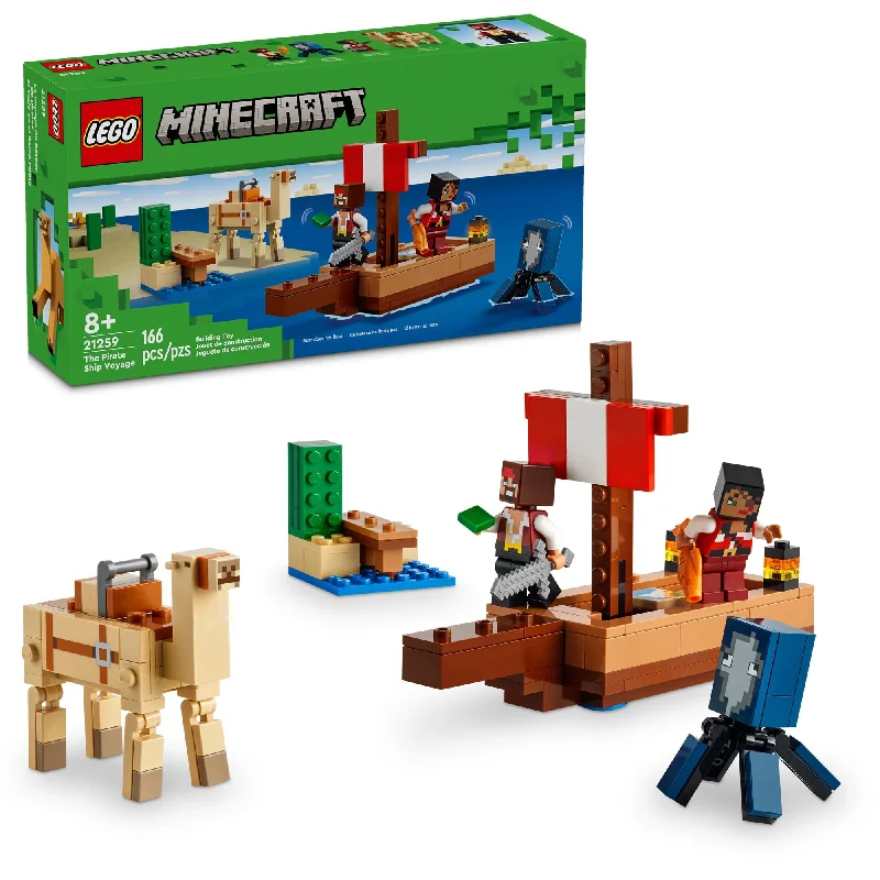 Encouraging teamwork LEGO gamesLEGO Minecraft The Pirate Ship Voyage, 21259, Ages 8+, 166 Pieces Encouraging teamwork LEGO gamesLEGO Minecraft The Pirate Ship Voyage, 21259, Ages 8+, 166 Pieces