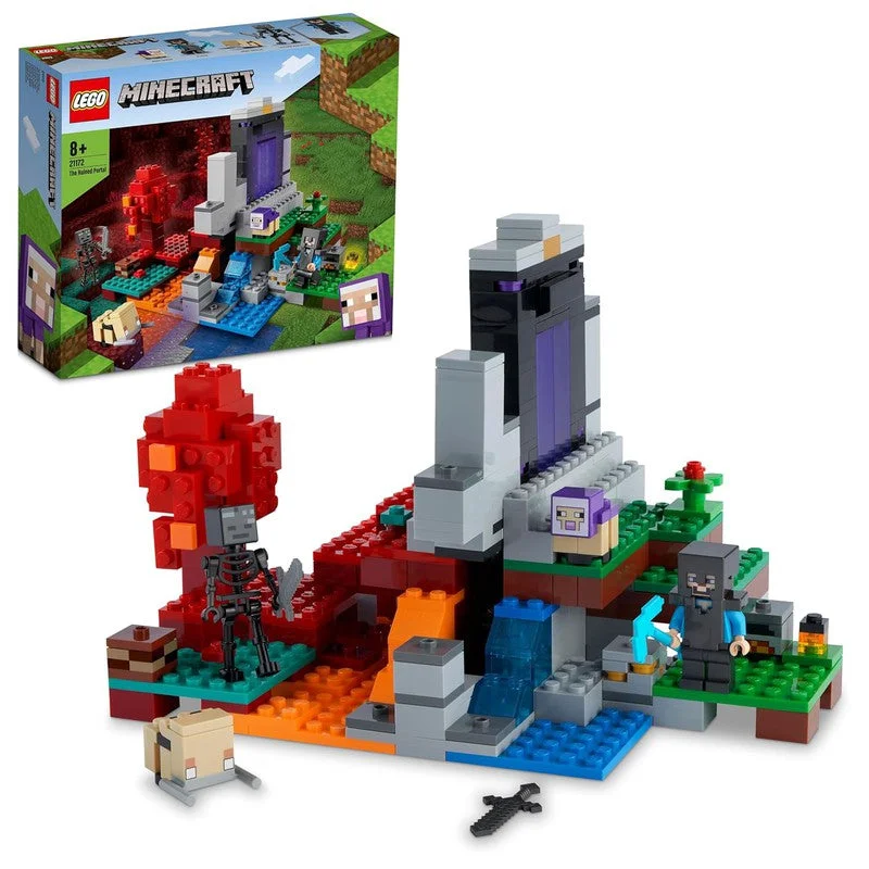 Inspiring architectural interest LEGOLEGO Minecraft The Ruined Portal 21172 Building Kit (316 Pieces) Inspiring architectural interest LEGOLEGO Minecraft The Ruined Portal 21172 Building Kit (316 Pieces)