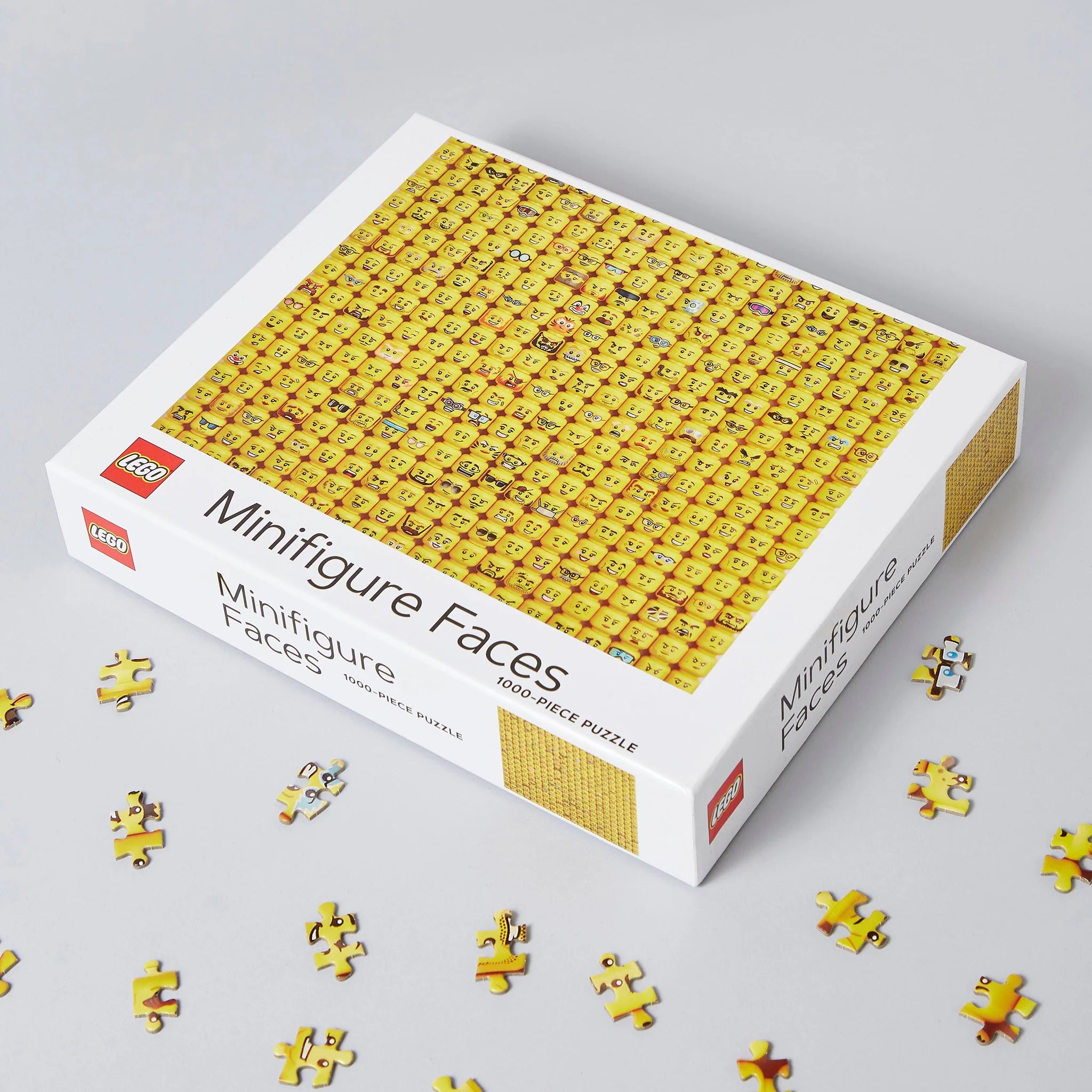 Encouraging teamwork LEGO gamesLEGO Minifigure Faces 1000-Piece Puzzle