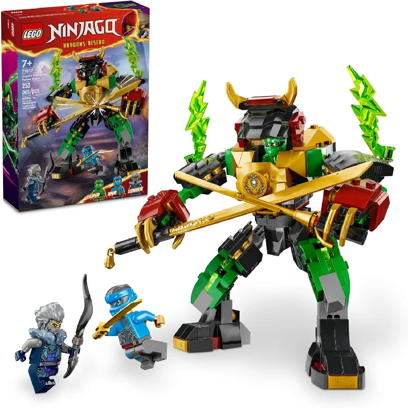 Finely detailed LEGO structuresLEGO Ninjago Lloyd's Elemental Power Mech Set (71817)