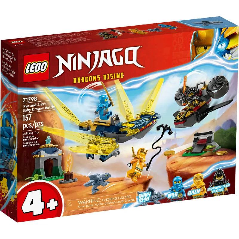 Facilitating collaborative play LEGOLEGO® NINJAGO® Nya and Arin’s Baby Dragon Battle 71798 Building Toy Set (157 Pieces) Facilitating collaborative play LEGOLEGO® NINJAGO® Nya and Arin’s Baby Dragon Battle 71798 Building Toy Set (157 Pieces)