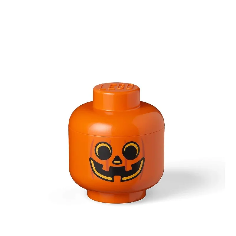 Fostering patience and perseverance LEGOLEGO Small Storage Head | Pumpkin | Orange