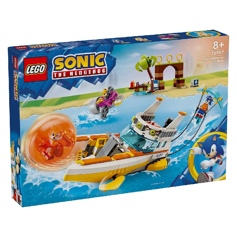 Time-honored LEGO traditionsLEGO® Sonic Sonic Tails' actionbåd