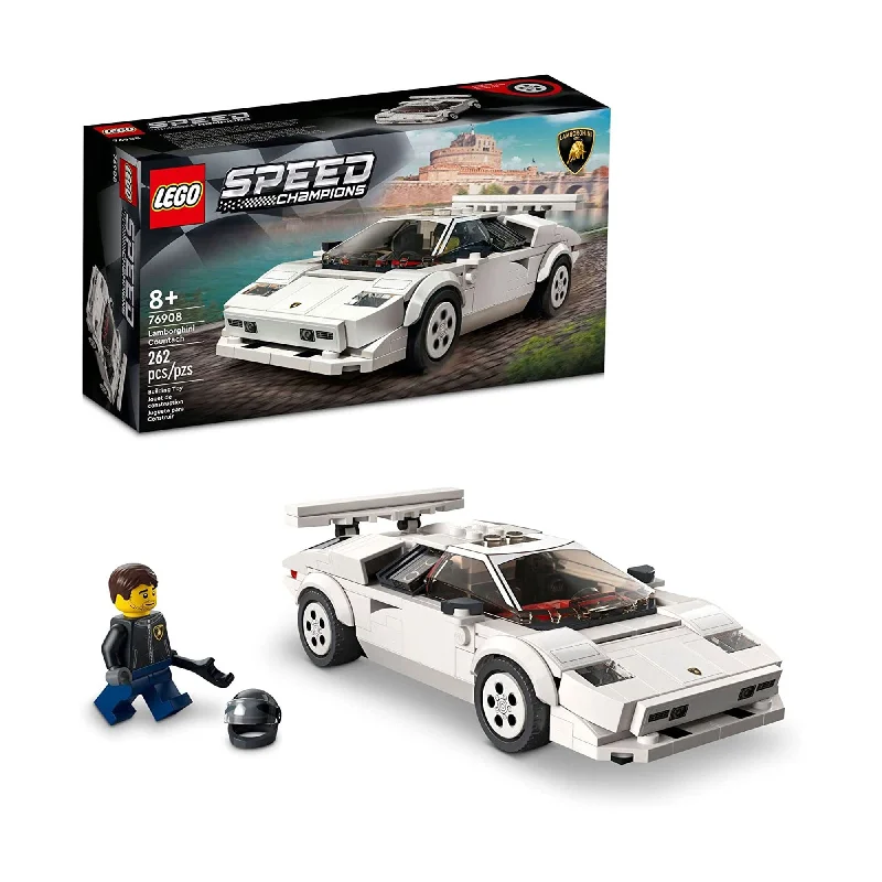 Encouraging hand-eye coordination LEGOLEGO Speed Champions Lamborghini Countach, 76908, Ages 8+, 262 Pieces Encouraging hand-eye coordination LEGOLEGO Speed Champions Lamborghini Countach, 76908, Ages 8+, 262 Pieces