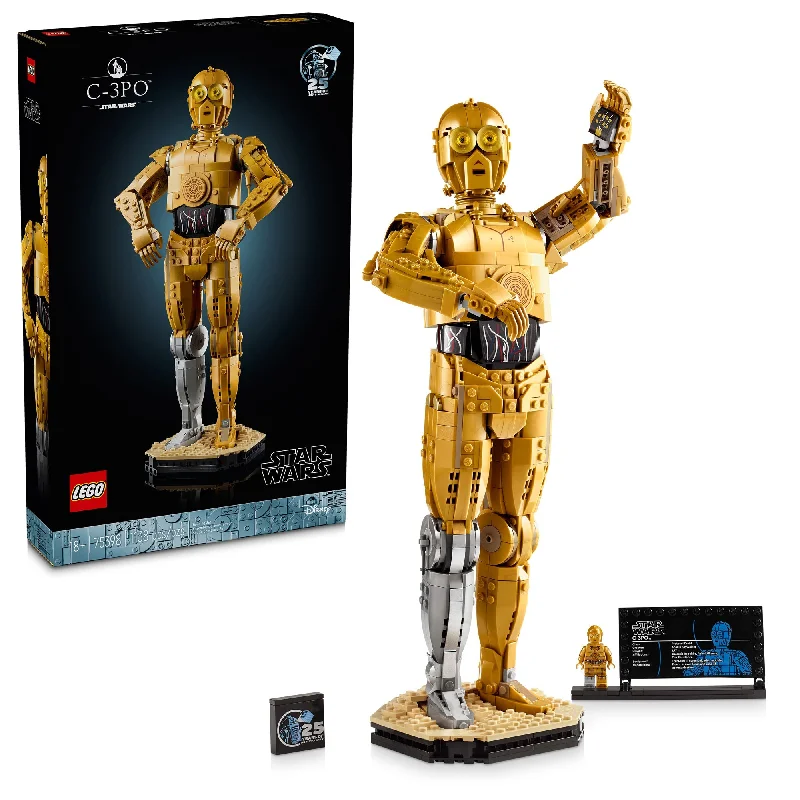 Offering a sense of nostalgia LEGOLEGO Star Wars C-3PO, 75398, Ages 18+, 1138 Pieces