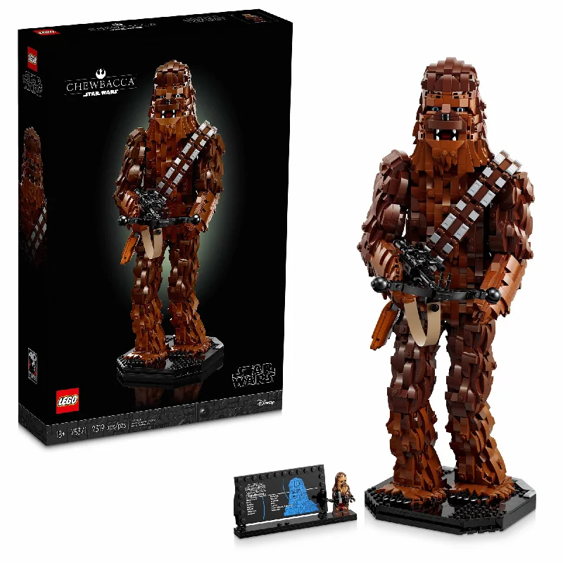 Environmentally friendly LEGO materialsLEGO Star Wars Chewbacca, 75371, Ages 18+, 2319 Pieces Environmentally friendly LEGO materialsLEGO Star Wars Chewbacca, 75371, Ages 18+, 2319 Pieces