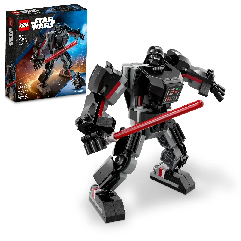 Age-appropriate LEGO toysLEGO Star Wars Darth Vader Mech, 75368, Ages 6+, 139 Pieces Age-appropriate LEGO toysLEGO Star Wars Darth Vader Mech, 75368, Ages 6+, 139 Pieces