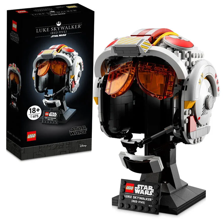 Seamlessly fitting LEGO connectionsLEGO Star Wars Luke Skywalker (Red Five) Helmet, 75327, Ages 18+, 675 Pieces Seamlessly fitting LEGO connectionsLEGO Star Wars Luke Skywalker (Red Five) Helmet, 75327, Ages 18+, 675 Pieces