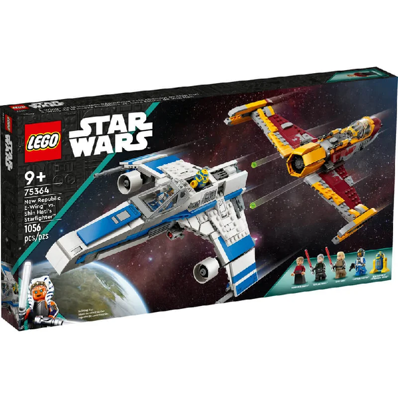 Skill-building LEGO activitiesLEGO® Star Wars New Republic E-Wing™ vs. Shin Hati’s Starfighter™ 1056 Piece Building Set (75364) Skill-building LEGO activitiesLEGO® Star Wars New Republic E-Wing™ vs. Shin Hati’s Starfighter™ 1056 Piece Building Set (75364)