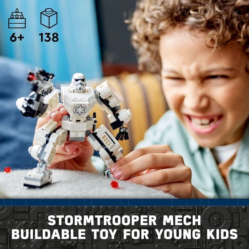 Reflecting popular cultures LEGO themesLego Star Wars Stormtrooper Mech 75370 Star Wars Collectible Building Blocks for Kids - 138 PCS Reflecting popular cultures LEGO themesLego Star Wars Stormtrooper Mech 75370 Star Wars Collectible Building Blocks for Kids - 138 PCS
