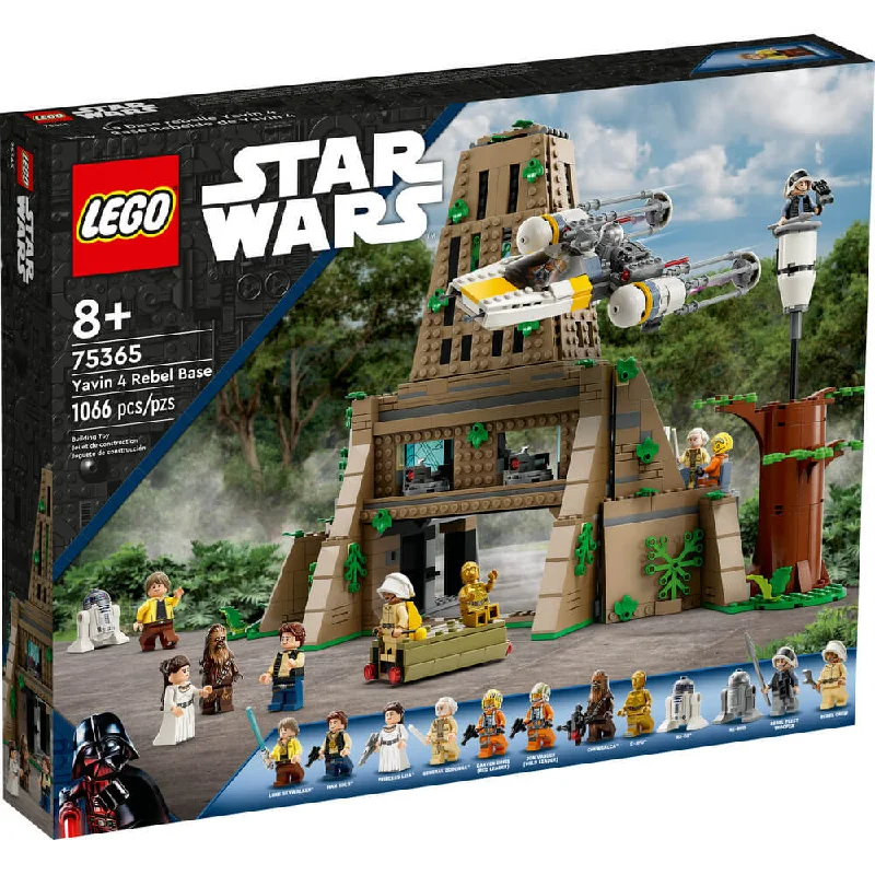 Inspiring problem-solving LEGO challengesLEGO® Star Wars™ Yavin 4 Rebel Base 75365 Building Toy Set (1,067 Pieces)