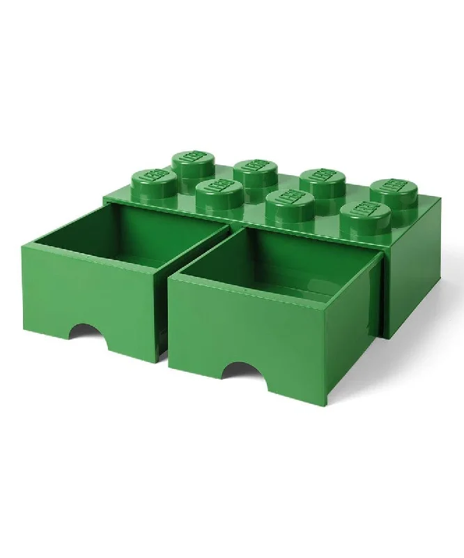 Promoting social skills LEGO playLego Storage Brick 2 Drawer Dark Green