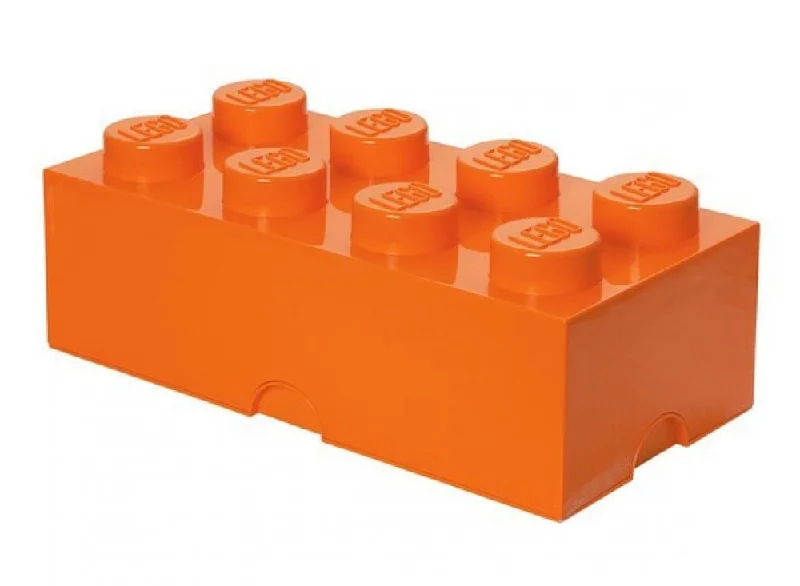 Time-honored LEGO traditionsLEGO Storage Brick 8, Bright Orange