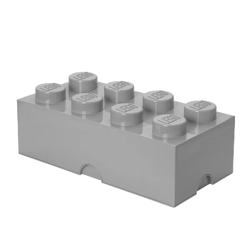 Inspiring architectural interest LEGOLEGO Storage Brick 8, Stone Grey
