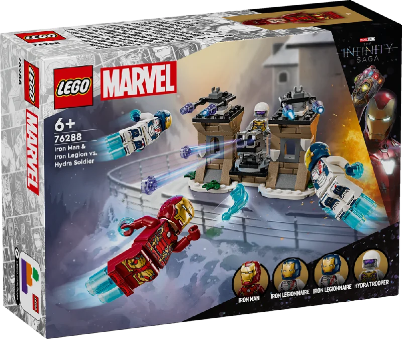 Encouraging hand-eye coordination LEGOLEGO Super Heroes Marvel Iron Man & Iron Legion vs. Hydra Soldier 76288 Encouraging hand-eye coordination LEGOLEGO Super Heroes Marvel Iron Man & Iron Legion vs. Hydra Soldier 76288