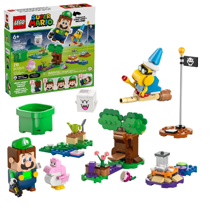 Family-friendly LEGO experiencesLEGO Super Mario Adventures with Interactive Luigi, 71440, Ages 6+, 210 Pieces Family-friendly LEGO experiencesLEGO Super Mario Adventures with Interactive Luigi, 71440, Ages 6+, 210 Pieces