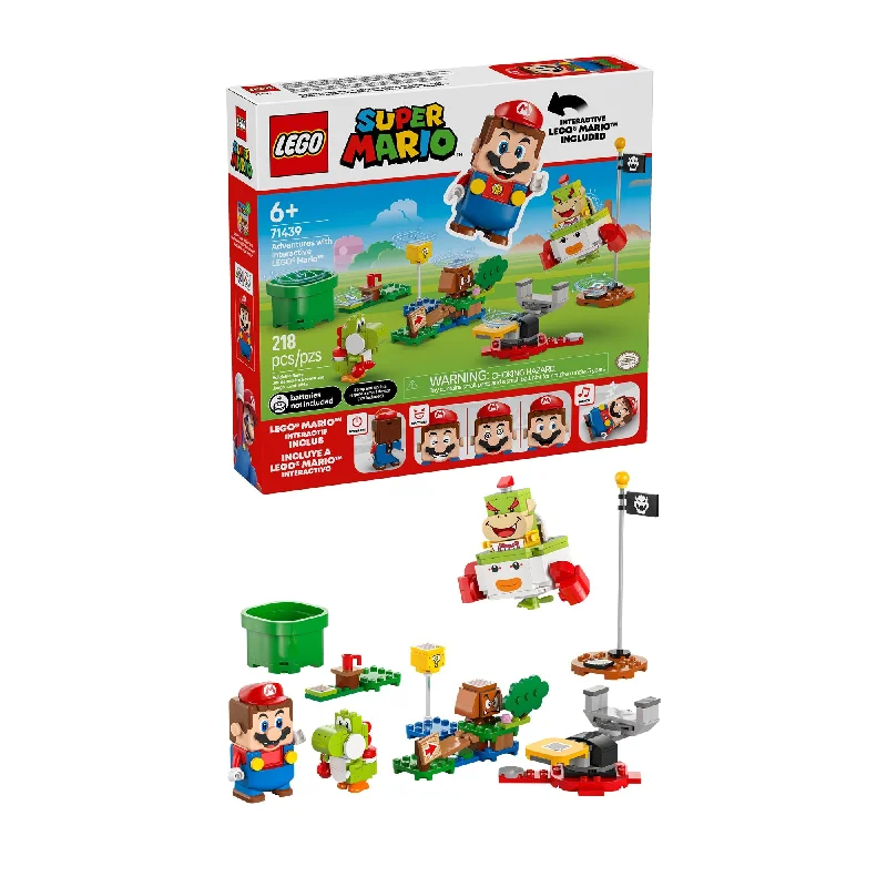 Promoting language development LEGOLEGO Super Mario Adventures with Interactive Mario, 71439, Ages 6+, 218 Pieces Promoting language development LEGOLEGO Super Mario Adventures with Interactive Mario, 71439, Ages 6+, 218 Pieces