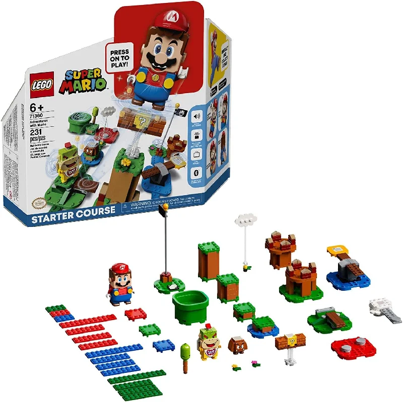 Timeless and classic LEGO toysLEGO Super Mario Adventures with Mario Starter Course 71360 | 231 Piece Building Kit Timeless and classic LEGO toysLEGO Super Mario Adventures with Mario Starter Course 71360 | 231 Piece Building Kit