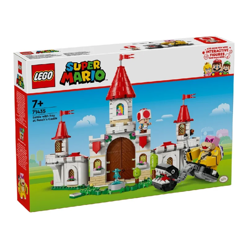 Providing a tactile learning experience LEGOLEGO Super Mario Battle with Roy at Peach's Castle 71435