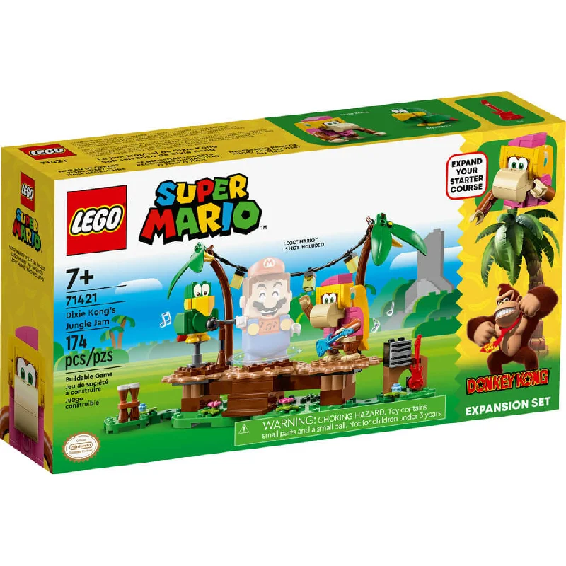 Fostering patience and perseverance LEGOLEGO® Super Mario™ Dixie Kong’s Jungle Jam Expansion Set 71421 Building Toy Set (174 Pieces) Fostering patience and perseverance LEGOLEGO® Super Mario™ Dixie Kong’s Jungle Jam Expansion Set 71421 Building Toy Set (174 Pieces)