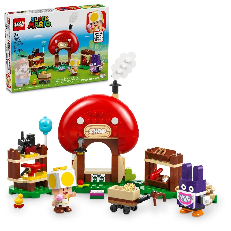 Fostering patience and perseverance LEGOLEGO Super Mario Nabbit at Toad's Shop Expansion Set, 71429, Ages 7+, 230 Pieces Fostering patience and perseverance LEGOLEGO Super Mario Nabbit at Toad's Shop Expansion Set, 71429, Ages 7+, 230 Pieces