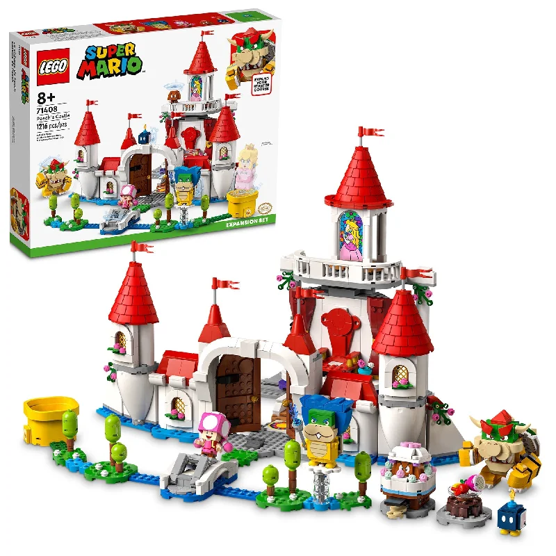 Inspiring future engineers LEGOLEGO Super Mario Peach’s Castle Expansion Set, 71408, Ages 8+, 1216 Pieces Inspiring future engineers LEGOLEGO Super Mario Peach’s Castle Expansion Set, 71408, Ages 8+, 1216 Pieces