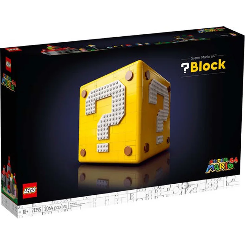 Promoting environmental awareness LEGOLEGO Super Mario Question Mark Block, 71395, Ages 18+, 2064 Pieces Promoting environmental awareness LEGOLEGO Super Mario Question Mark Block, 71395, Ages 18+, 2064 Pieces