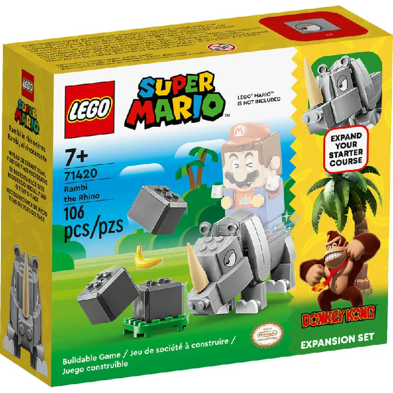 Offering a sense of accomplishment LEGOLEGO® Super Mario™ Rambi the Rhino Expansion Set 71420 (106 Pieces) Offering a sense of accomplishment LEGOLEGO® Super Mario™ Rambi the Rhino Expansion Set 71420 (106 Pieces)