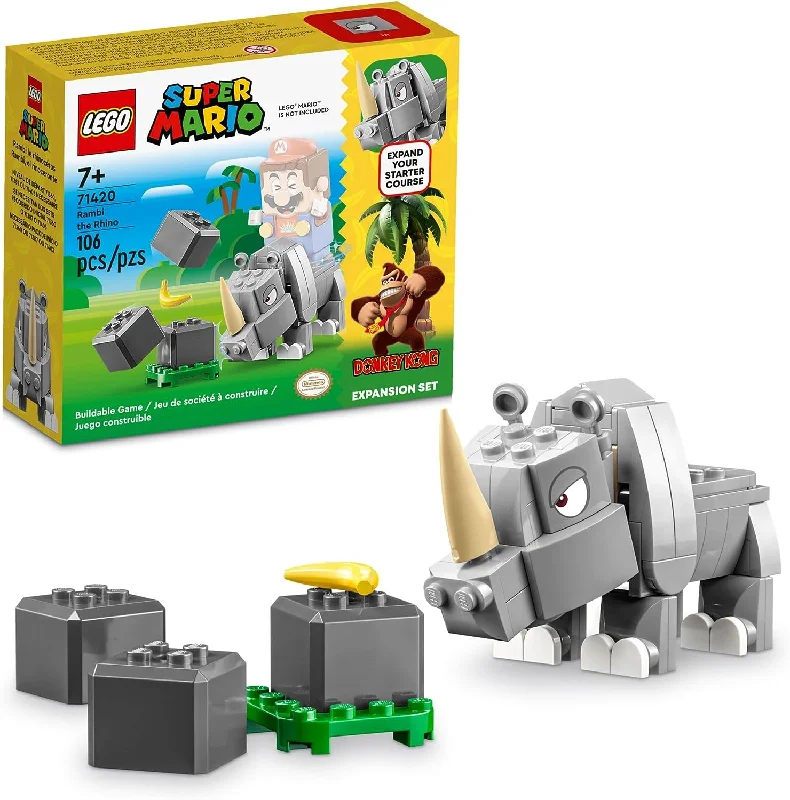 Gender-neutral LEGO toysLEGO Super Mario Rambi the Rhino Set (71420)