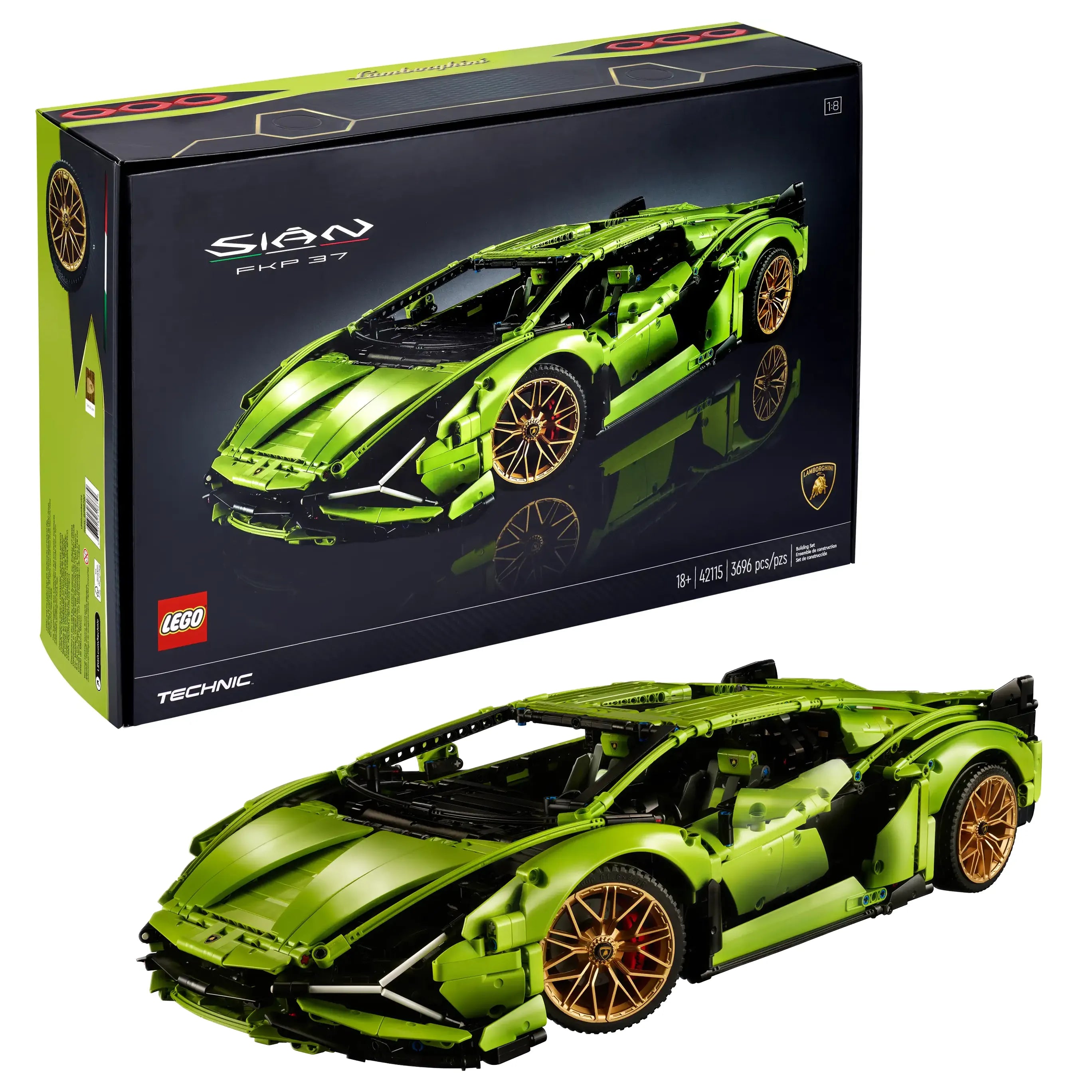 Offering interactive play LEGOLEGO TECHNIC 42115 Lamborghini Sián FKP 37 Race Car Model Offering interactive play LEGOLEGO TECHNIC 42115 Lamborghini Sián FKP 37 Race Car Model