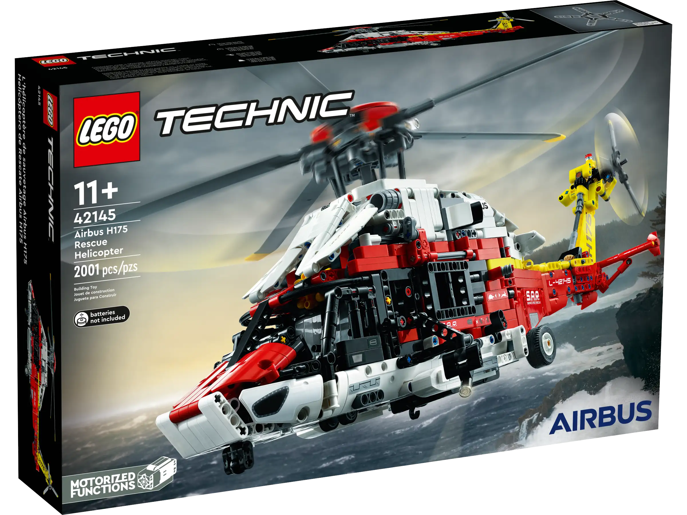 Stress-relieving LEGO buildingLEGO TECHNIC 42145 Airbus H175 Rescue Helicopter