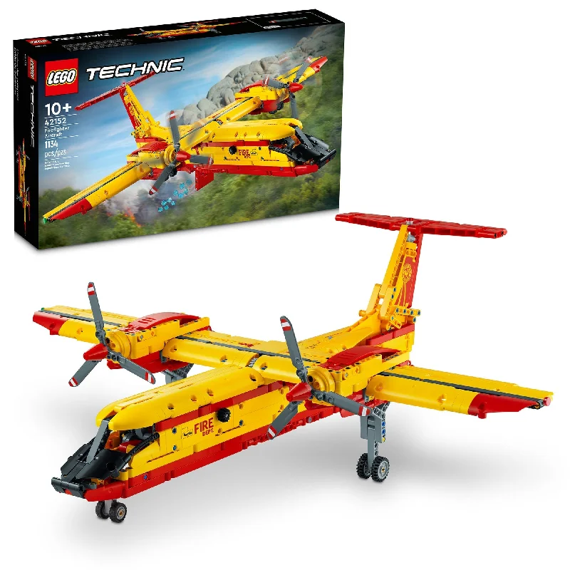 Highly adaptable LEGO creationsLEGO Technic Firefighter Aircraft, 42152, Ages 10+, 1134 Pieces Highly adaptable LEGO creationsLEGO Technic Firefighter Aircraft, 42152, Ages 10+, 1134 Pieces
