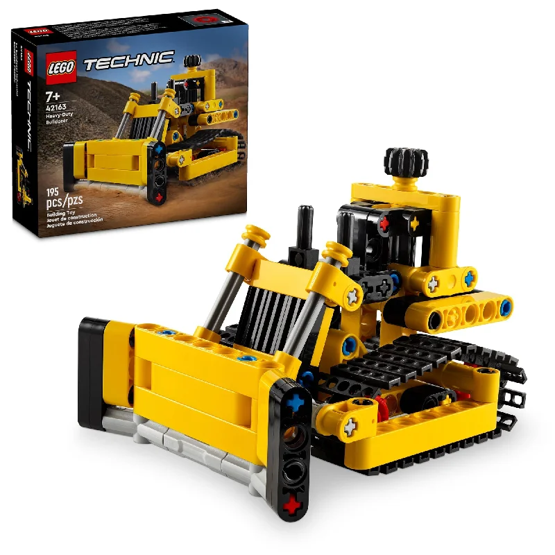 Intricate and intricate LEGO designsLEGO Technic Heavy-Duty Bulldozer, 42163, Ages 7+, 195 Pieces Intricate and intricate LEGO designsLEGO Technic Heavy-Duty Bulldozer, 42163, Ages 7+, 195 Pieces