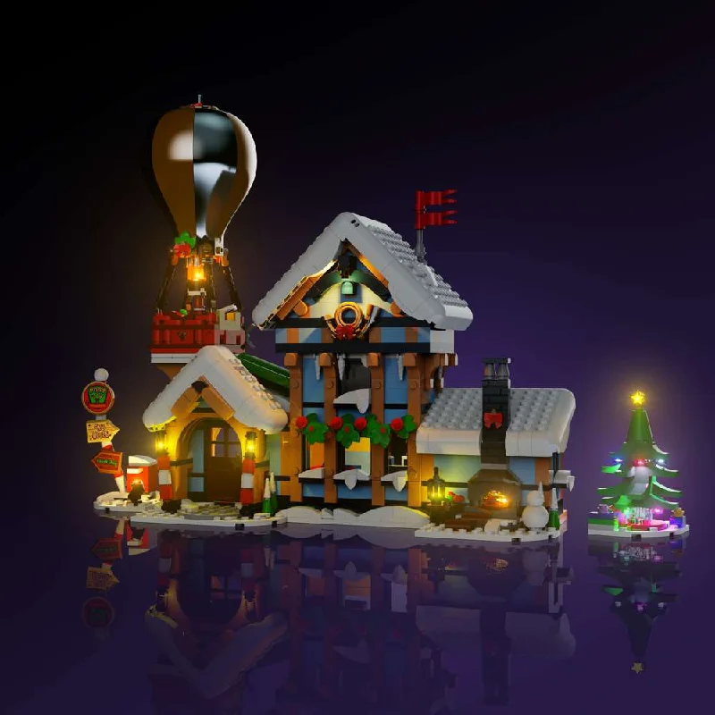 Intricately designed LEGOLMB 2.0 Light Kit for LEGO Santa's Post Office #10339