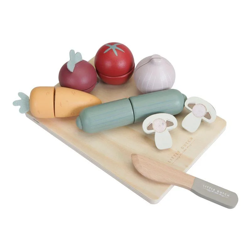 engaging wooden toys                   Little Dutch Wooden Cutting Vegetables
