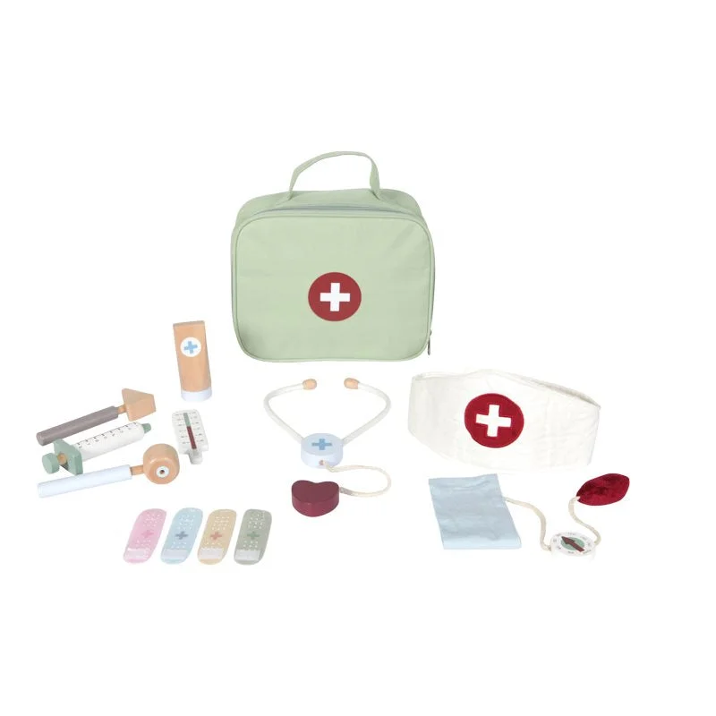 safe and durable wooden toys                   Little Dutch Doctors Playset
