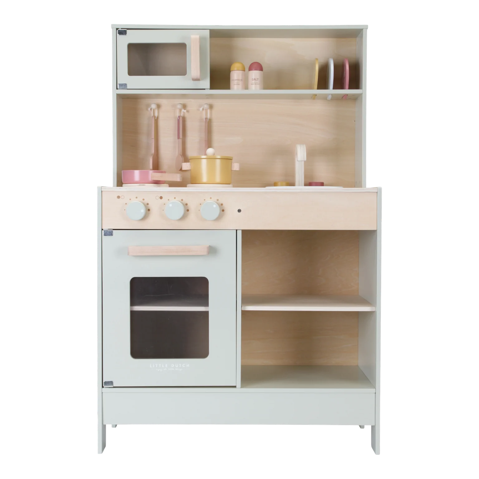 sturdy and safe wooden toys                 Little Dutch Kitchen - Mint