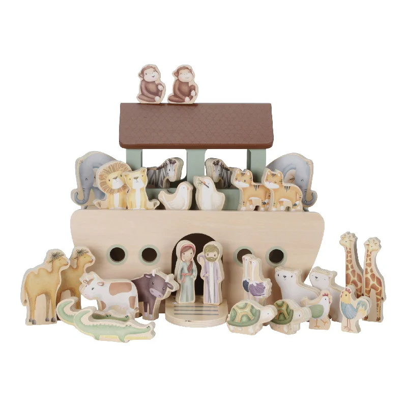 sturdy wooden toys                  Little Dutch Noah's Ark