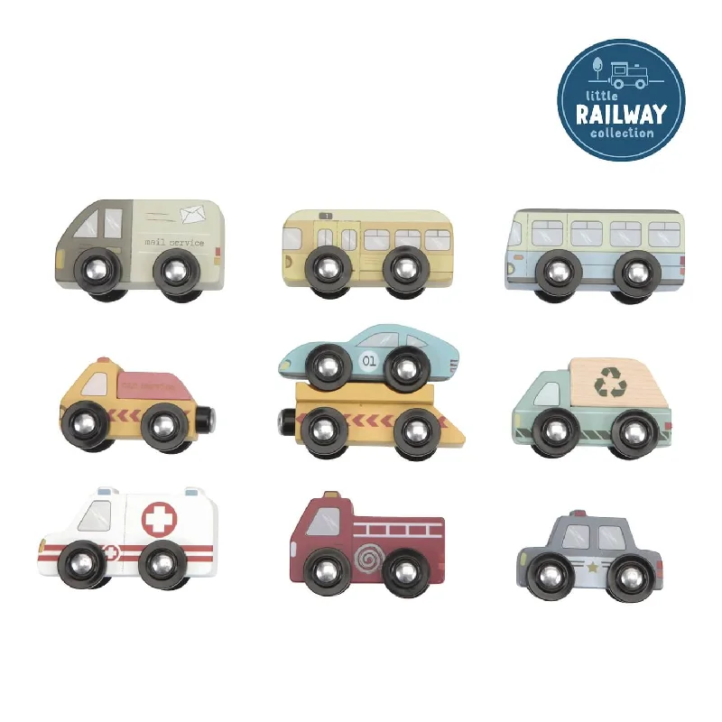enchanting wooden toys that create lasting memories Little Dutch Railway Extension - Vehicles Set enchanting wooden toys that create lasting memories Little Dutch Railway Extension - Vehicles Set