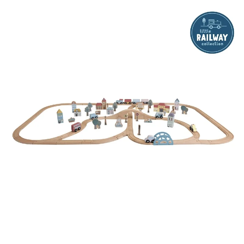 historically accurate and educational wooden toys that teach about cultures Little Dutch Railway Train XL Starter Set historically accurate and educational wooden toys that teach about cultures Little Dutch Railway Train XL Starter Set