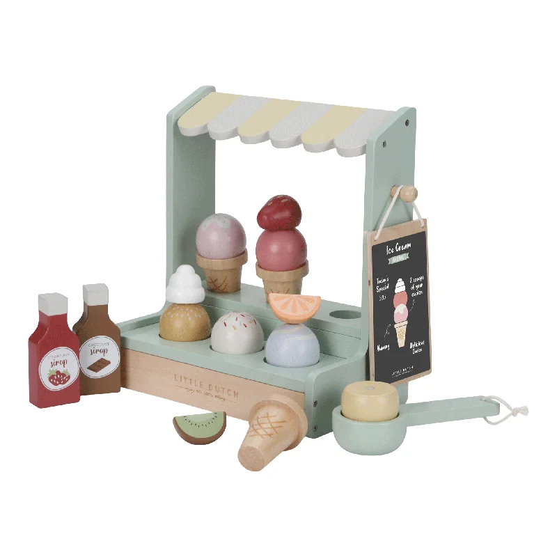 educational wooden toys                   Little Dutch Toy Ice Cream Shop