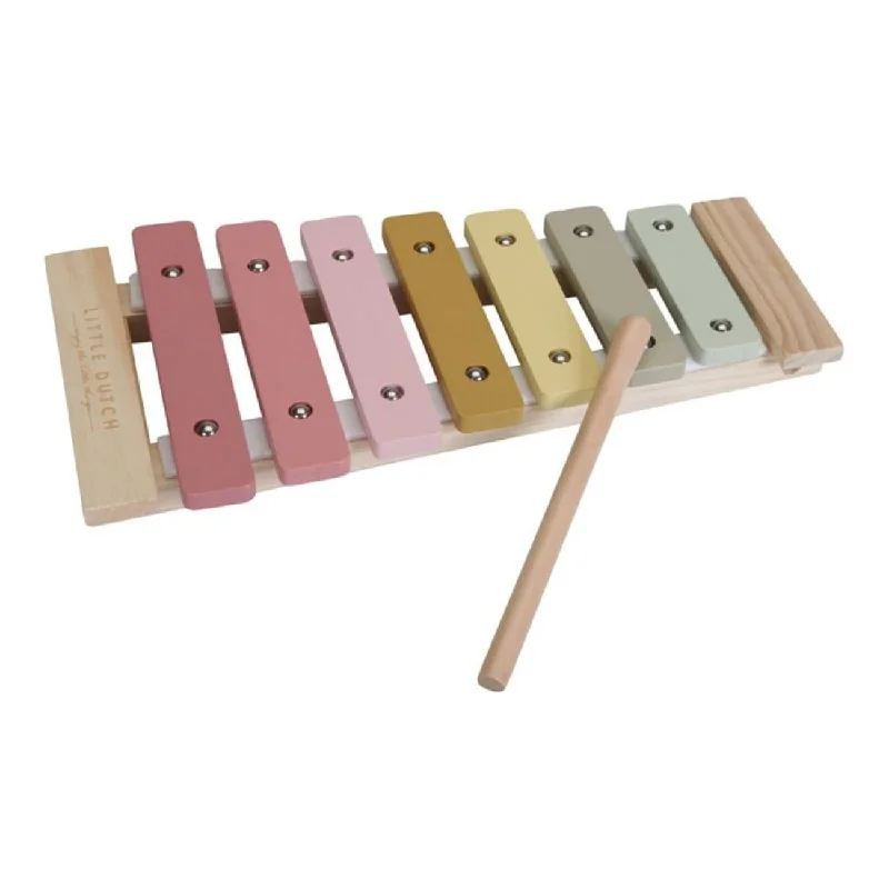 historically inspired wooden toys that teach history                   Little Dutch Xylophone - Pink