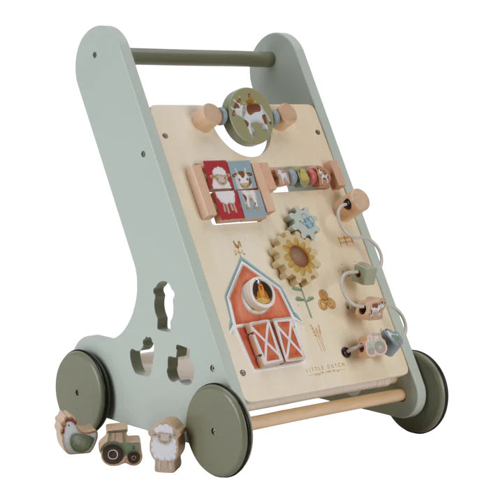 detailed wooden toys                 Little Farm Multi-Activity Baby Walker
