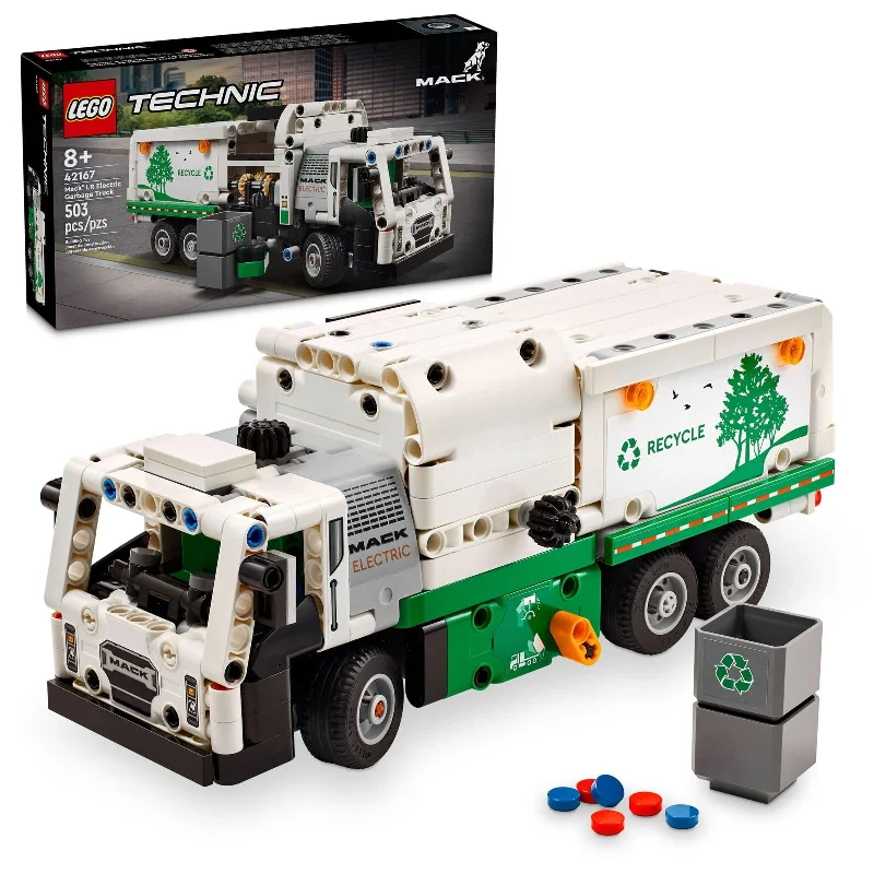 Promoting fine art skills LEGO models42167 Mack® LR Electric Garbage Truck LEGO