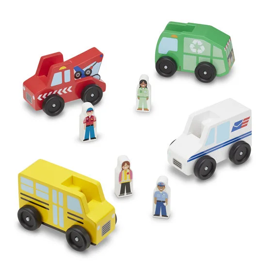 enchanting wooden toys that create lasting memories Melissa & Doug HK Sale Community Vehicle Set enchanting wooden toys that create lasting memories Melissa & Doug HK Sale Community Vehicle Set
