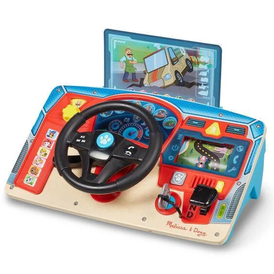 durable wooden toys                  Melissa & Doug Paw Patrol Rescue Mission Wooden Dashboard