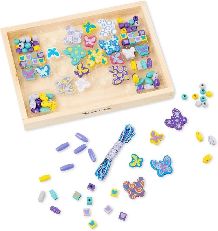 eco-conscious and sustainable wooden toys for children Melissa & Doug Wooden Butterfly Beads eco-conscious and sustainable wooden toys for children Melissa & Doug Wooden Butterfly Beads